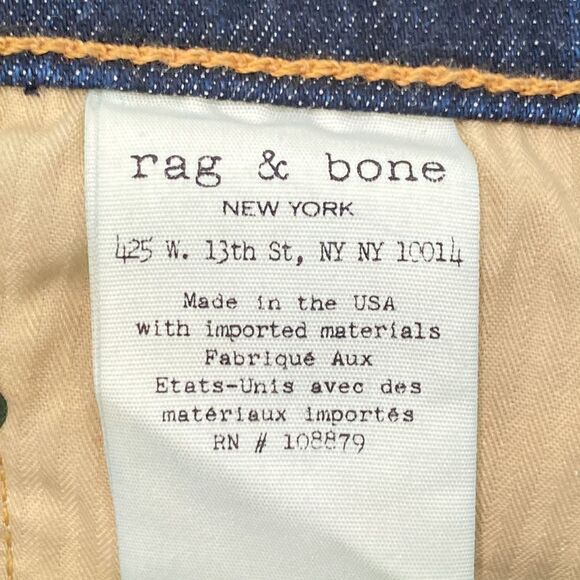 Rag & Bone Standard Issue Fit 1 Skinny Leg M1224K520DOH Color DOHENY - Picture 5 of 12